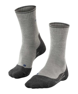 Falke TK2 Explore Wool Silk Trekking Socks Sports Socks Damen Grau | 4312570-FZ