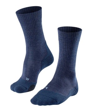 Falke TK2 Explore Wool Trekking Socks Socken Herren Blau | 6819032-JL