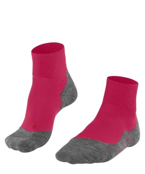 Falke TK5 Wander Short Trekking Short sock Sports Socks Damen Rot | 3054126-UB