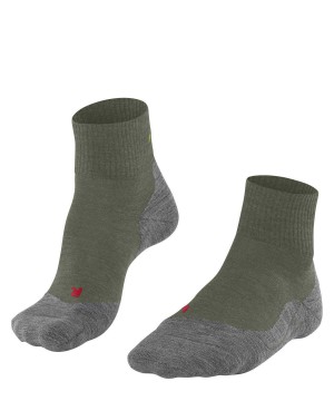 Falke TK5 Wander Short Trekking Short sock Socken Herren Grün | 6918324-OK