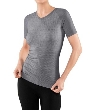 Falke T-Shirt Wool-Tech Light Kurzarmhemd Damen Grau | 0513684-DN