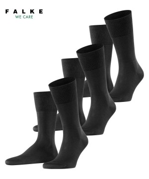 Falke Tiago 3-Pack Socks Socken Herren Schwarz | 4795186-UI