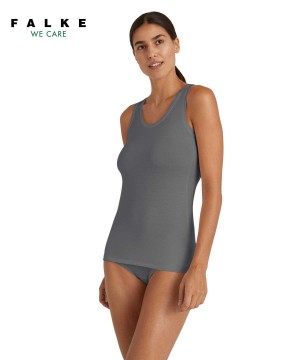 Falke Top Round-neck Daily ClimaWool Bras & Tops Damen Grau | 6271583-NW