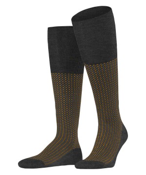 Falke Uptown Tie Knee-high Socks Socken Herren Grau | 8172093-NP