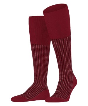 Falke Uptown Tie Knee-high Socks Socken Herren Rot | 5068314-AN