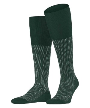 Falke Uptown Tie Knee-high Socks Socken Herren Grün | 1276894-BG