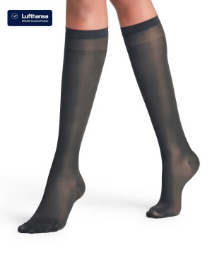 Falke Vitalize 20 DEN Knee-high Socks Socken Damen Grau | 0542937-FN