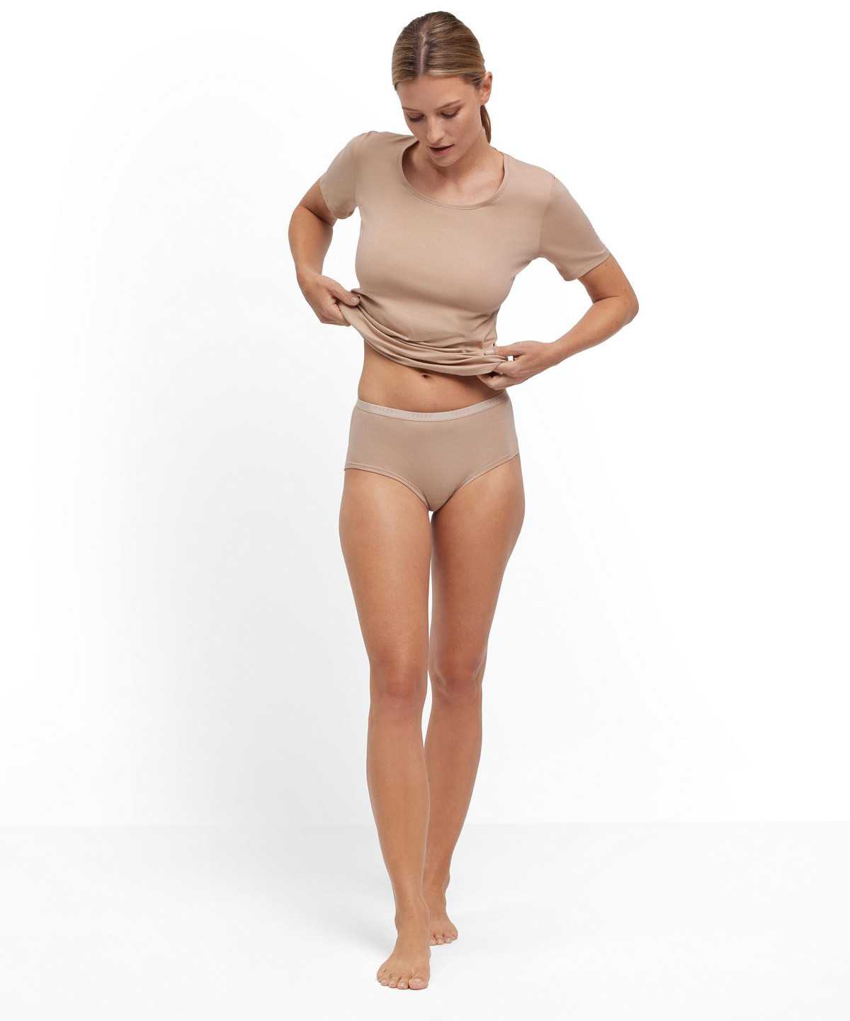 Falke 2-Pack Hipster Daily Comfort Panties & Slips Damen Braun | 0648253-TX