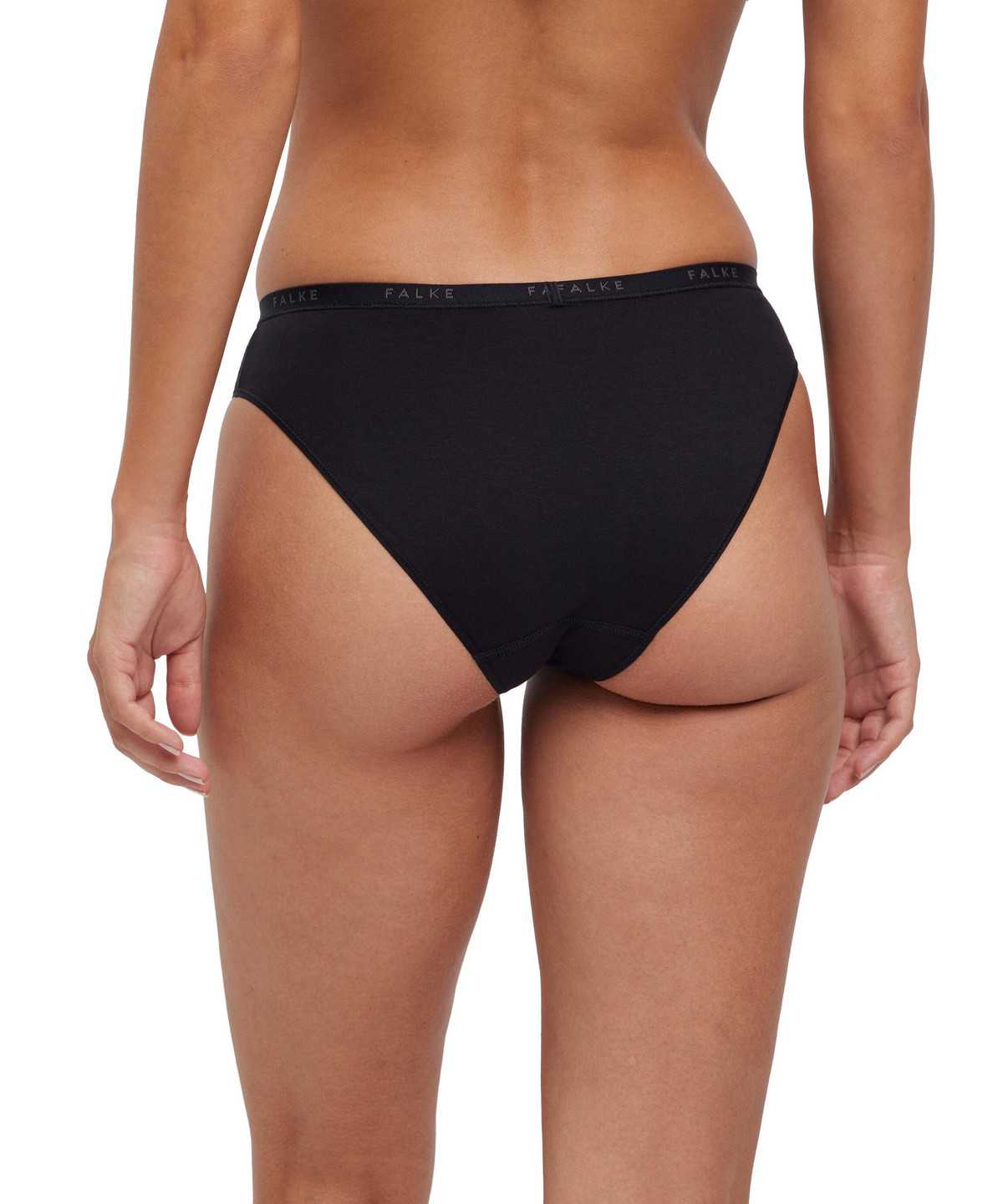 Falke 2-Pack Slip Daily Comfort Panties & Slips Damen Schwarz | 5698204-MD