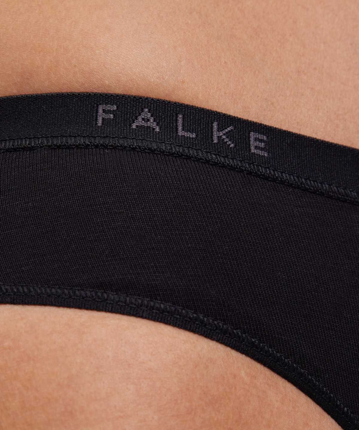 Falke 2-Pack Slip Daily Comfort Panties & Slips Damen Schwarz | 5698204-MD