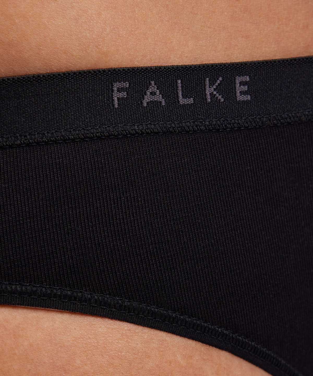 Falke 2-Pack Thong Daily Comfort Panties & Slips Damen Schwarz | 3254079-PG