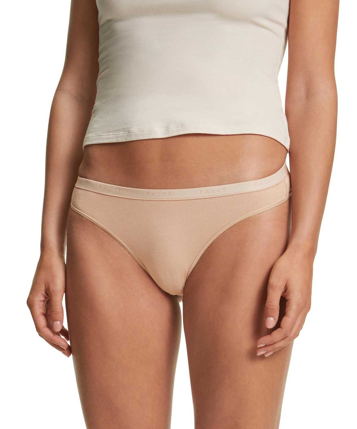 Falke 2-Pack Thong Daily Comfort Panties & Slips Damen Braun | 2916350-TQ