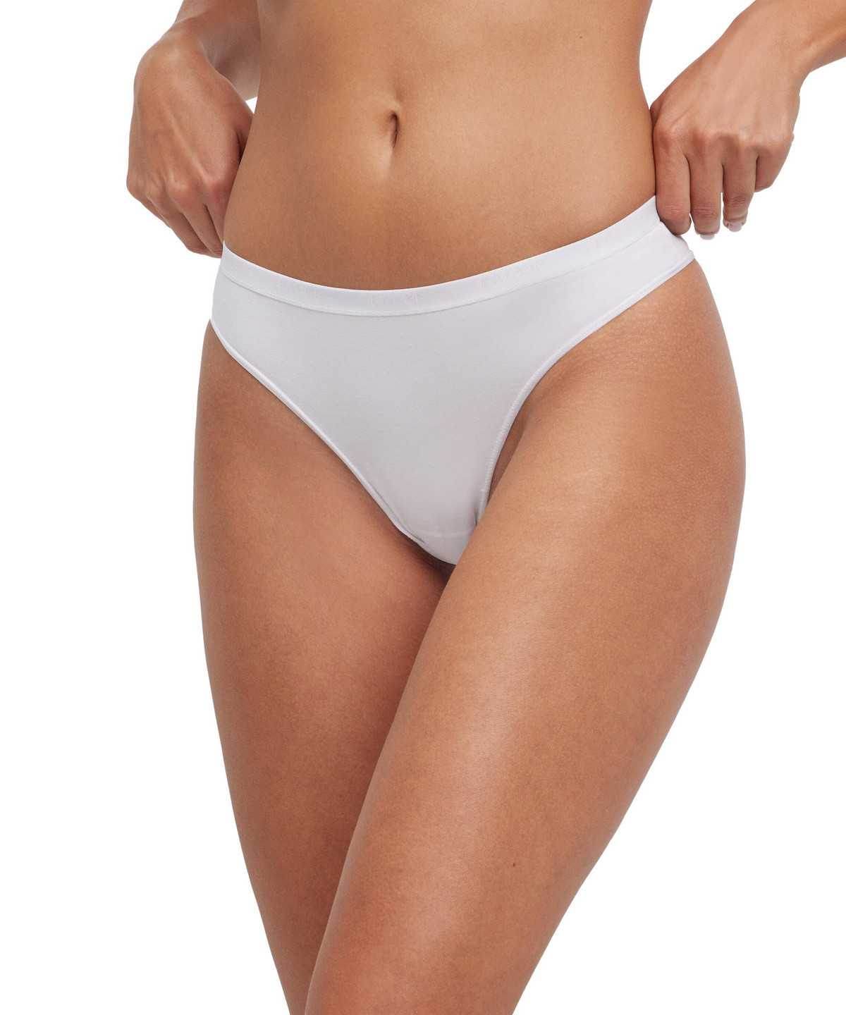 Falke 2-Pack Thong Daily Comfort Panties & Slips Damen Weiß | 7065982-OM