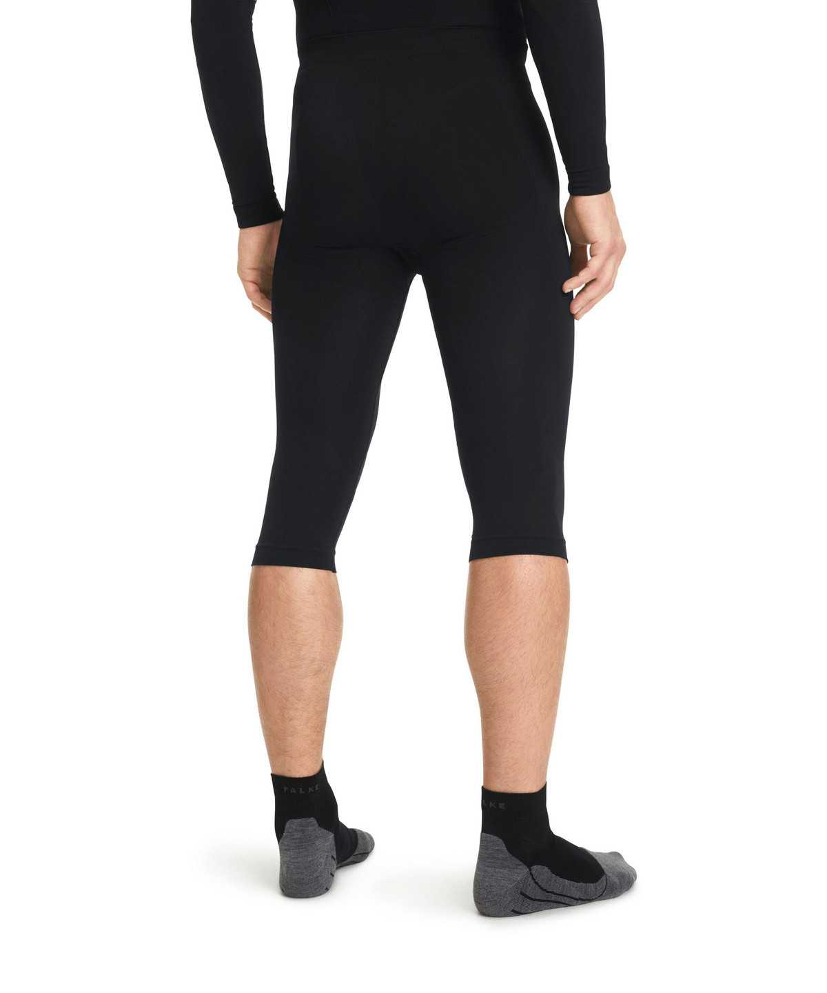 Falke 3/4 Tights Warm Tights Herren Schwarz | 3106874-XL