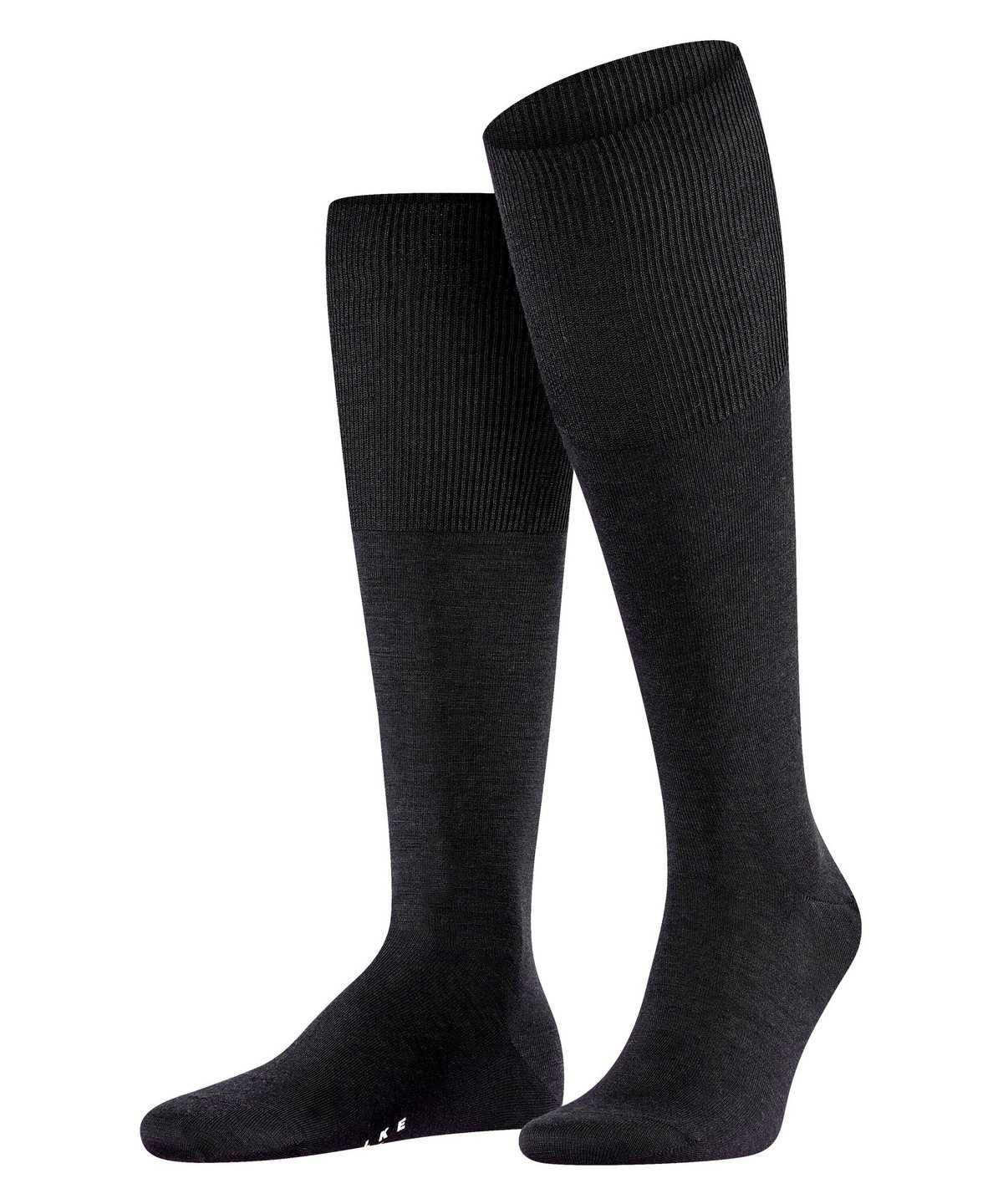 Falke Airport Knee-high Socks Socken Herren Schwarz | 0124536-JU