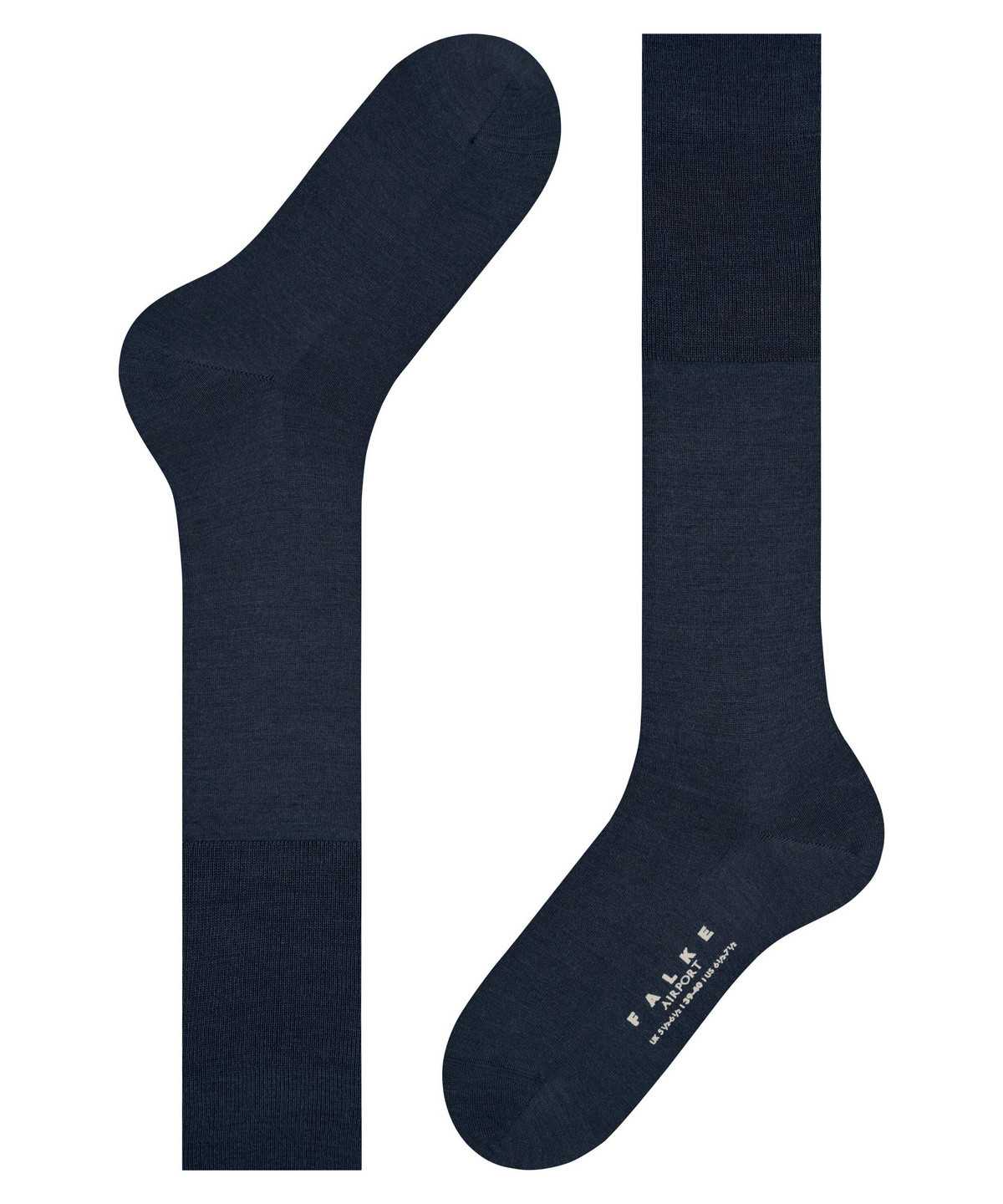 Falke Airport Knee-high Socks Socken Herren Blau | 1876294-DA