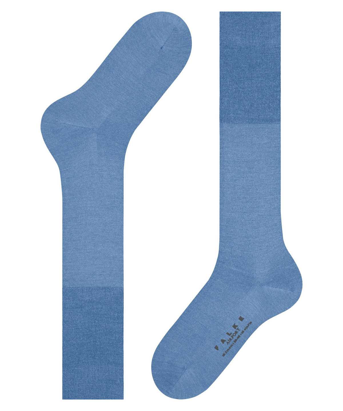 Falke Airport Knee-high Socks Socken Herren Blau | 1498706-DZ