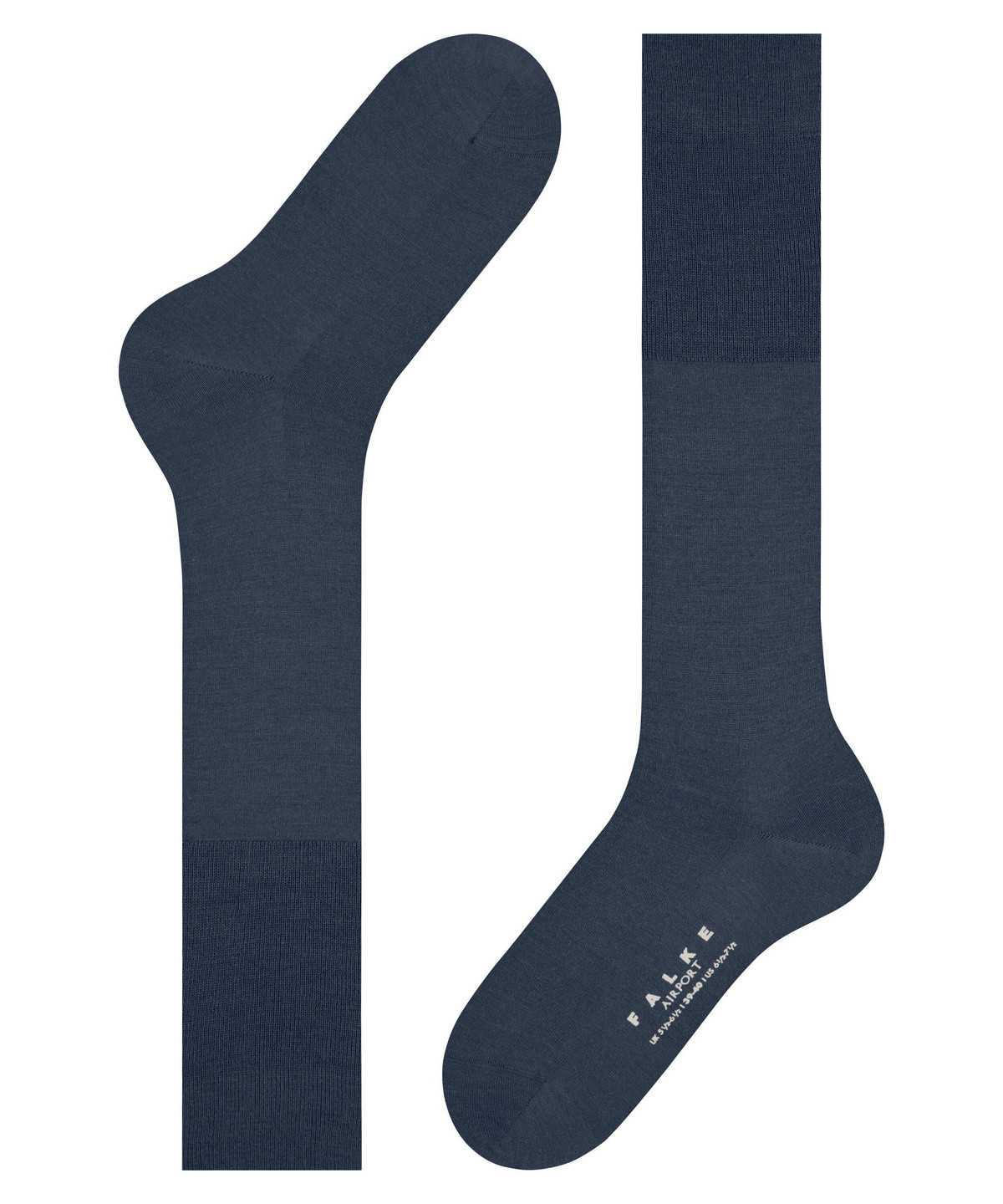 Falke Airport Knee-high Socks Socken Herren Blau | 5982671-TJ