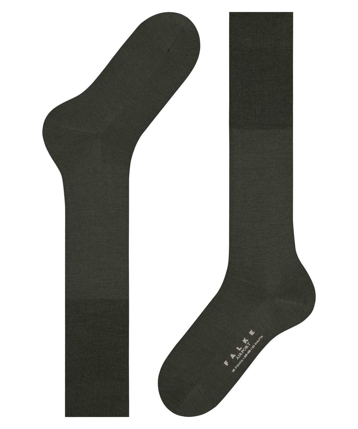 Falke Airport Knee-high Socks Socken Herren Grün | 3216970-CR