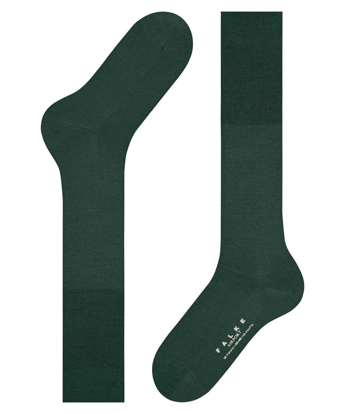 Falke Airport Knee-high Socks Socken Herren Grün | 1874963-FN