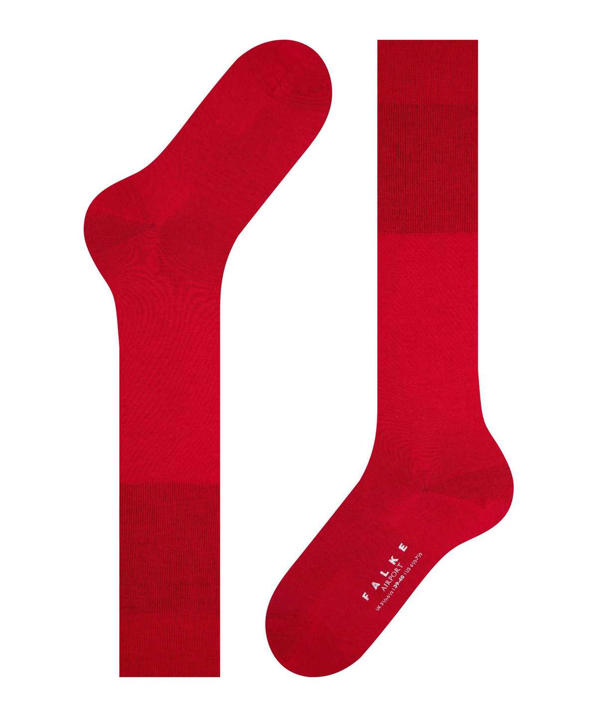 Falke Airport Knee-high Socks Socken Herren Rot | 1592637-GF