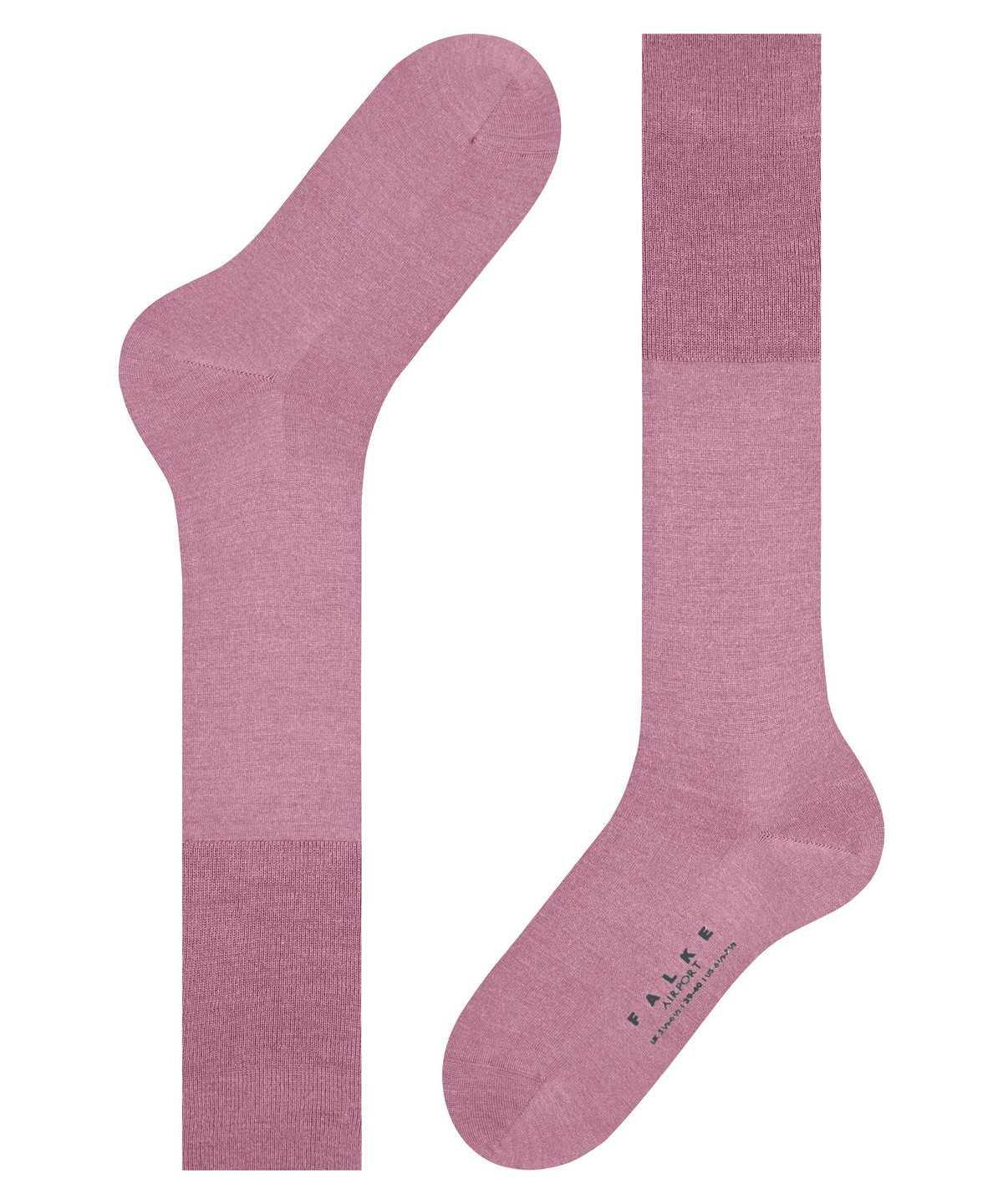 Falke Airport Knee-high Socks Socken Herren Rosa | 8630517-XJ