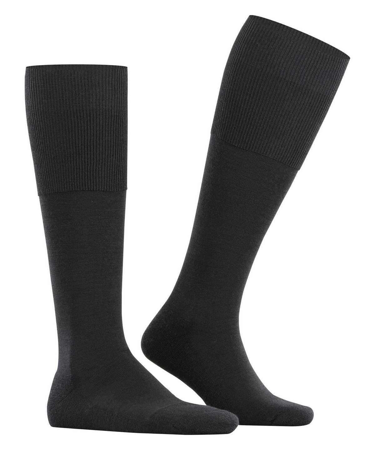 Falke Airport Plus Knee-high Socks Socken Herren Schwarz | 1735984-RA