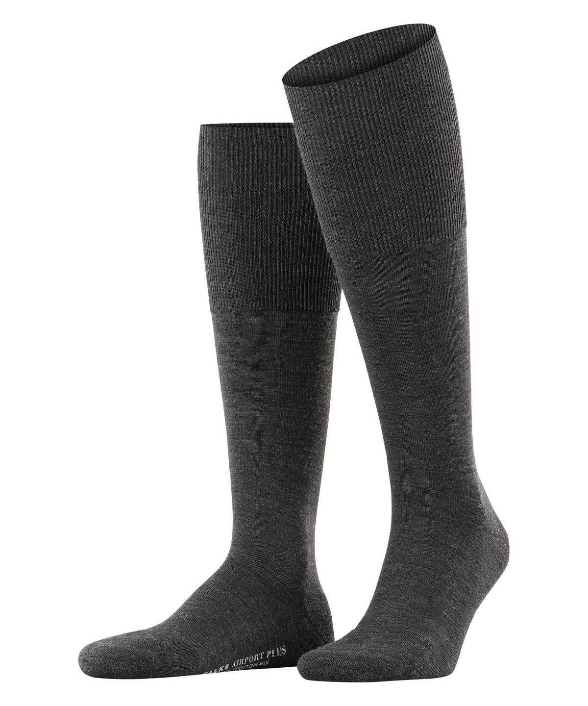 Falke Airport Plus Knee-high Socks Socken Herren Grau | 9756210-TD