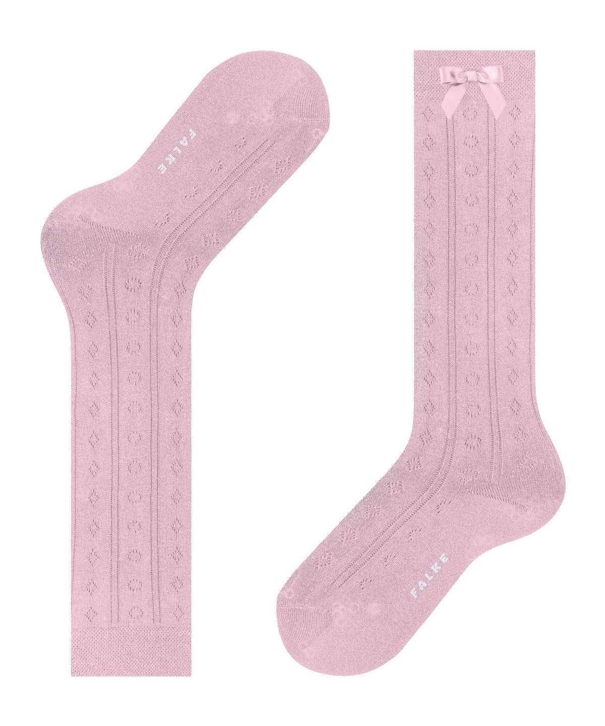 Falke Ajour Knee-high Socks Socken Kinder Rosa | 7891253-GY