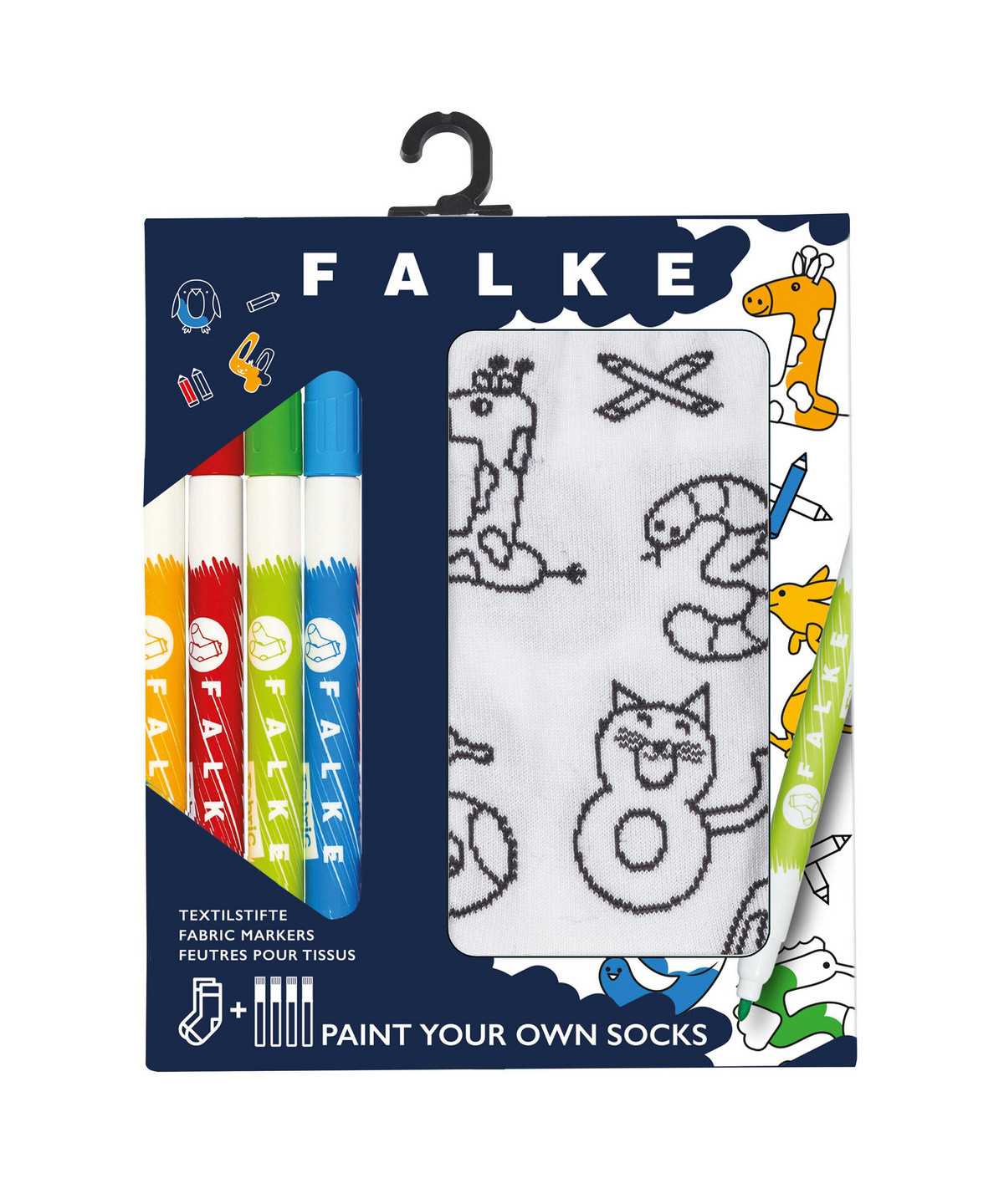 Falke Animal Number Paint Set Socks Socken Kinder Weiß | 5492017-SB