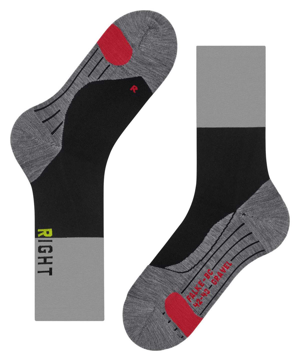 Falke BC Gravel Biking Socks Socken Herren Schwarz | 8470961-SF