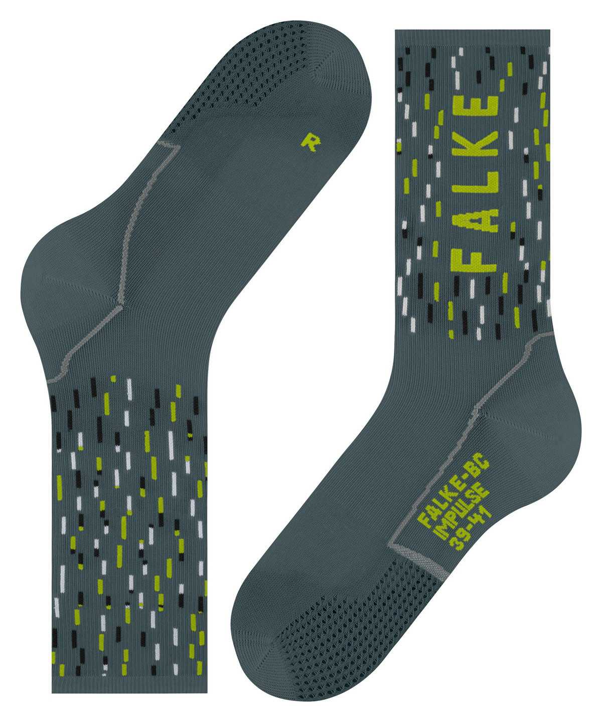 Falke BC Impulse Biking Socks Socken Herren Grau | 9758601-YU