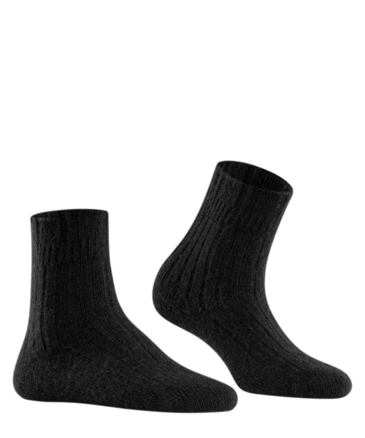 Falke Bedsock Rib House socks Socken Damen Schwarz | 4896237-JV