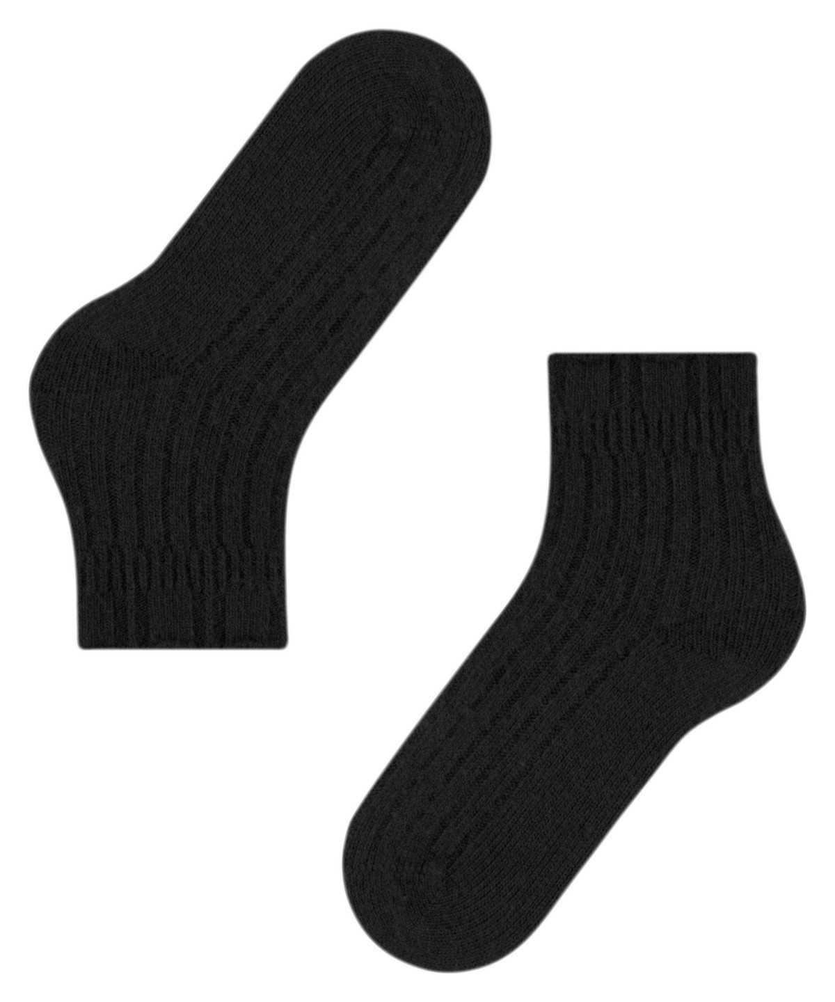 Falke Bedsock Rib House socks Socken Damen Schwarz | 4896237-JV