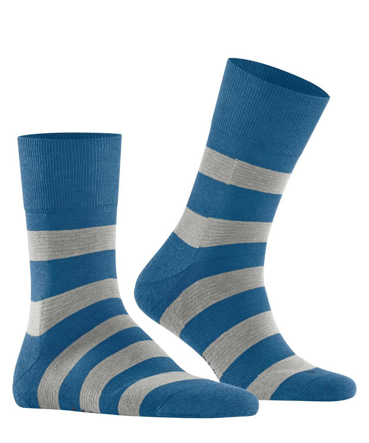 Falke Block Stripe Socks Socken Damen Blau | 7920685-ZM