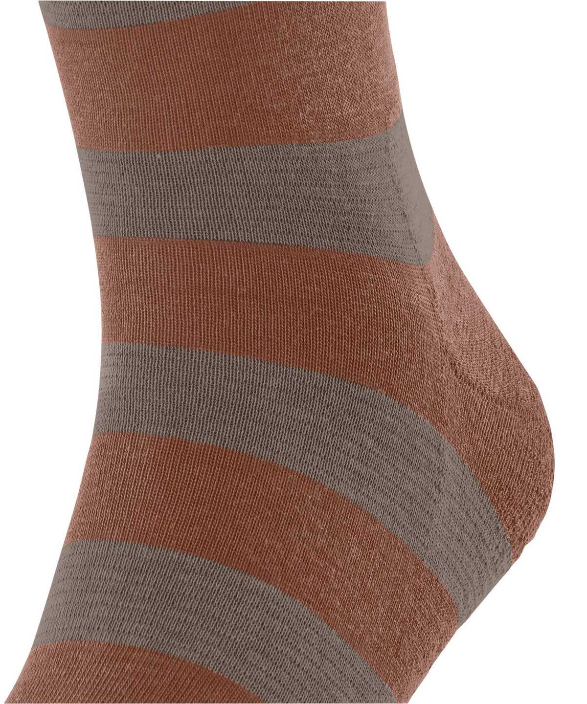 Falke Block Stripe Socks Socken Damen Braun | 8721346-HW