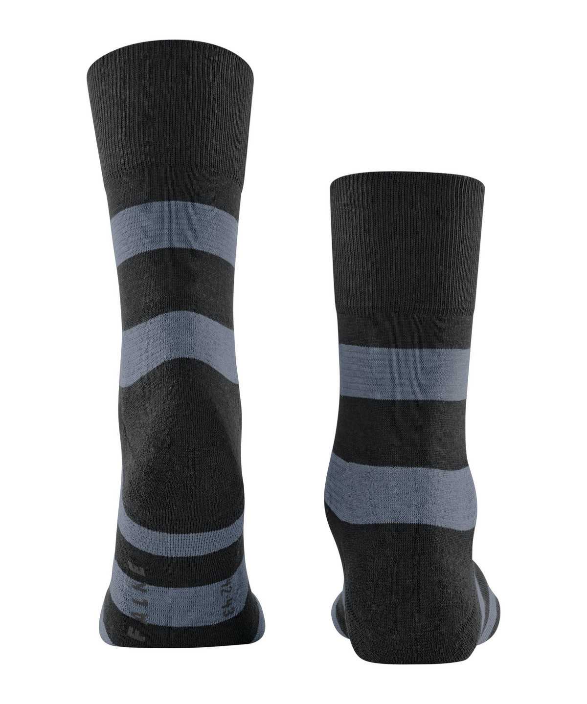 Falke Block Stripe Socks Socken Damen Schwarz | 7624309-MD