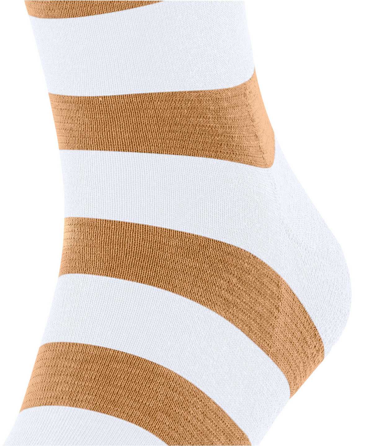 Falke Block Stripe Socks Socken Damen Weiß | 5672413-GM