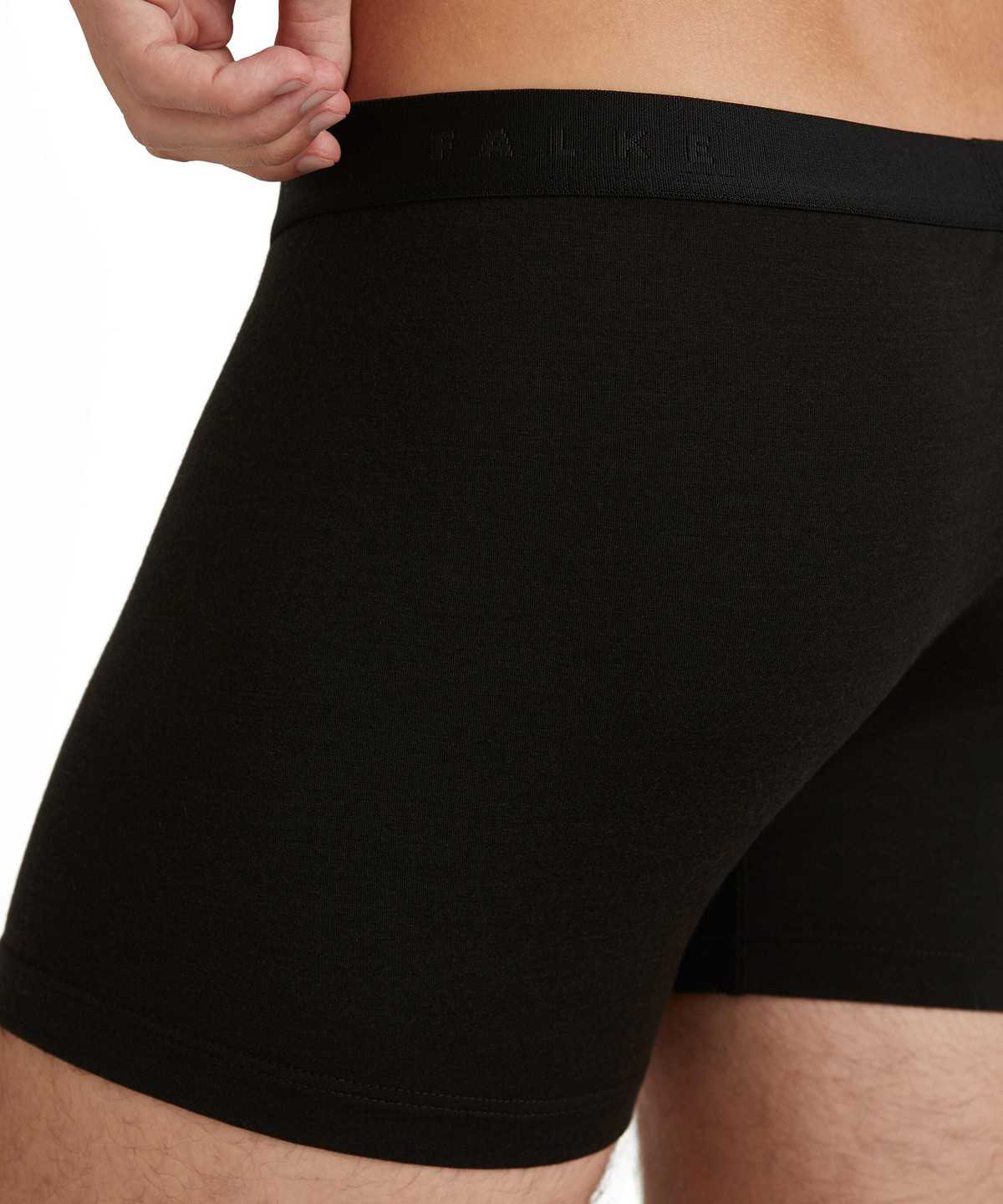 Falke Boxer Daily ClimaWool Boxer & Slips Herren Schwarz | 9527301-LU