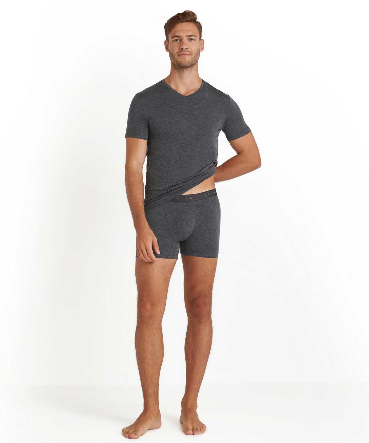 Falke Boxer Daily ClimaWool Boxer & Slips Herren Grau | 1765480-CP