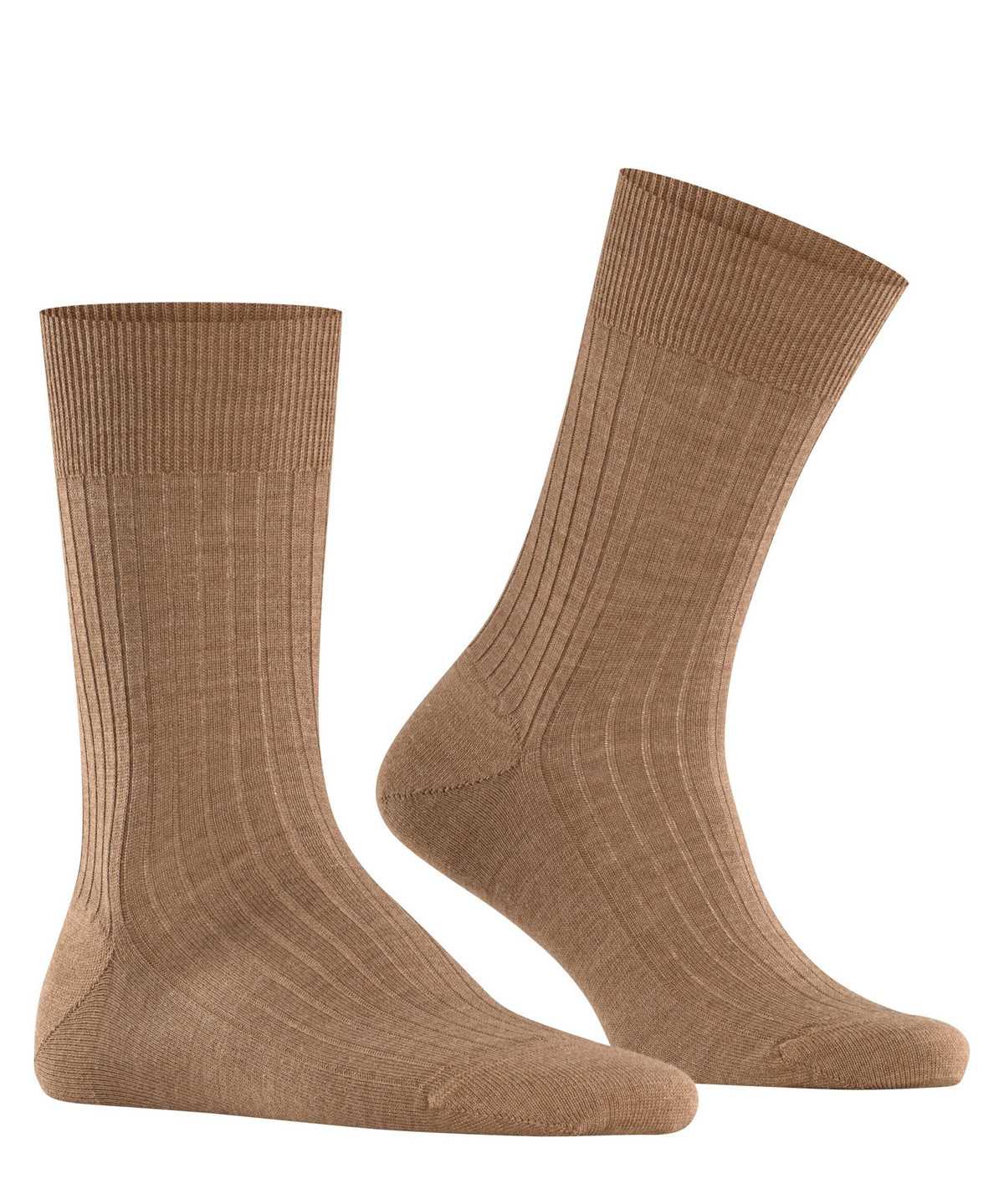 Falke Bristol Pure Socks Socken Herren Braun | 1087239-RD