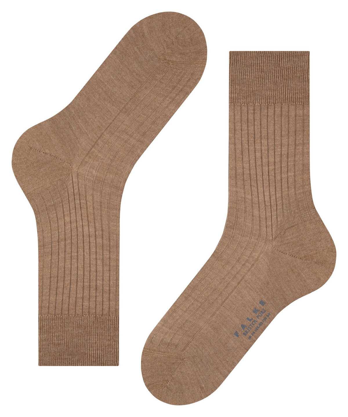 Falke Bristol Pure Socks Socken Herren Braun | 1087239-RD