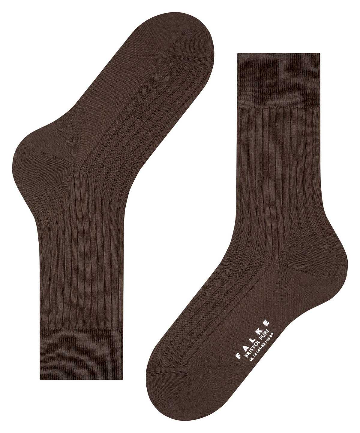 Falke Bristol Pure Socks Socken Herren Braun | 7142063-BI