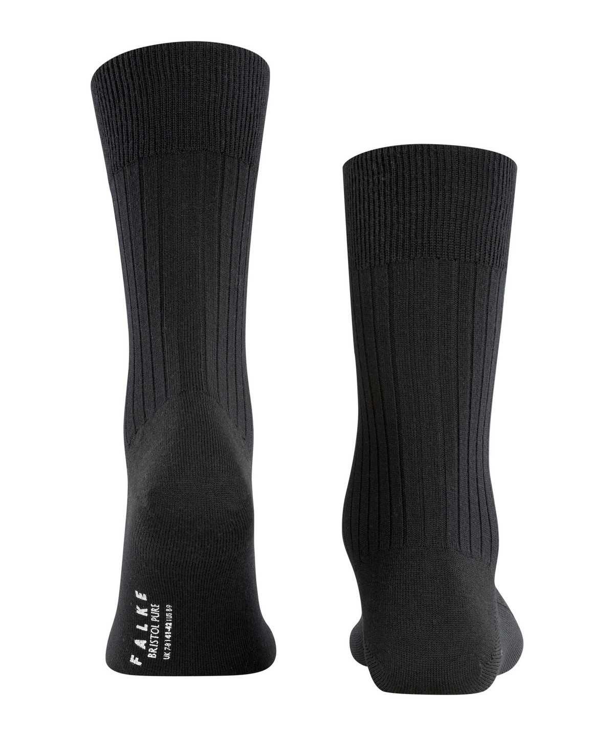 Falke Bristol Pure Socks Socken Herren Schwarz | 0187246-ZO