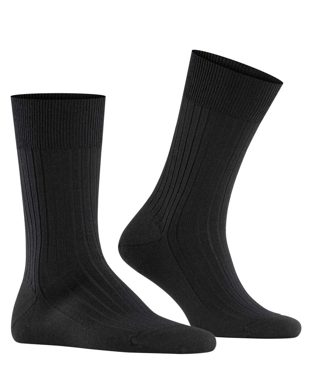 Falke Bristol Pure Socks Socken Herren Schwarz | 0187246-ZO