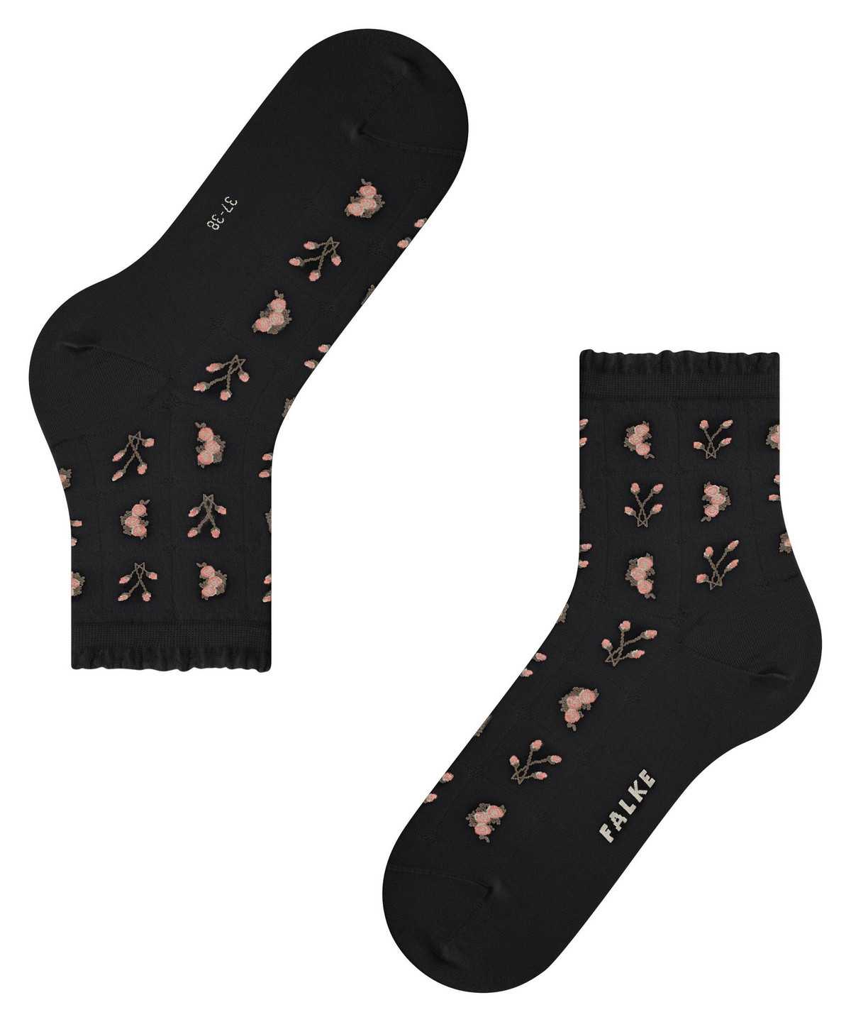 Falke Bucolic Short sock Socken Damen Schwarz | 4081532-PF