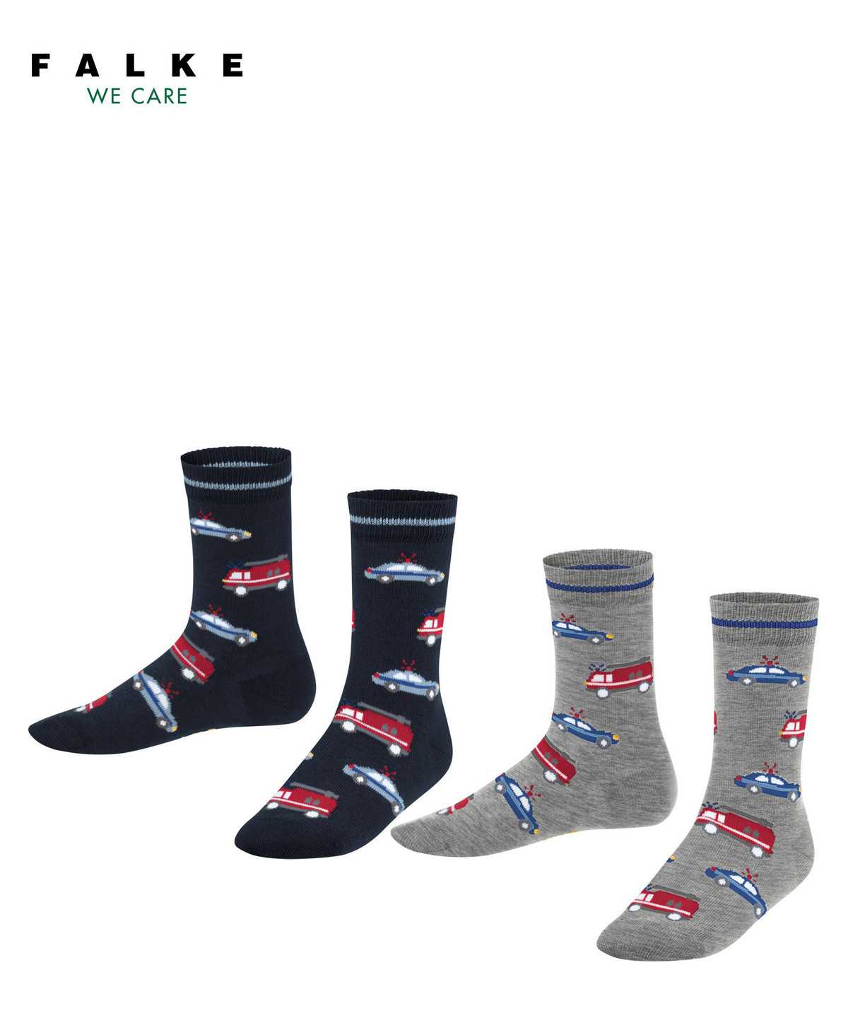 Falke Cars 2-Pack Socks Socken Kinder Multicolored | 5832409-PY