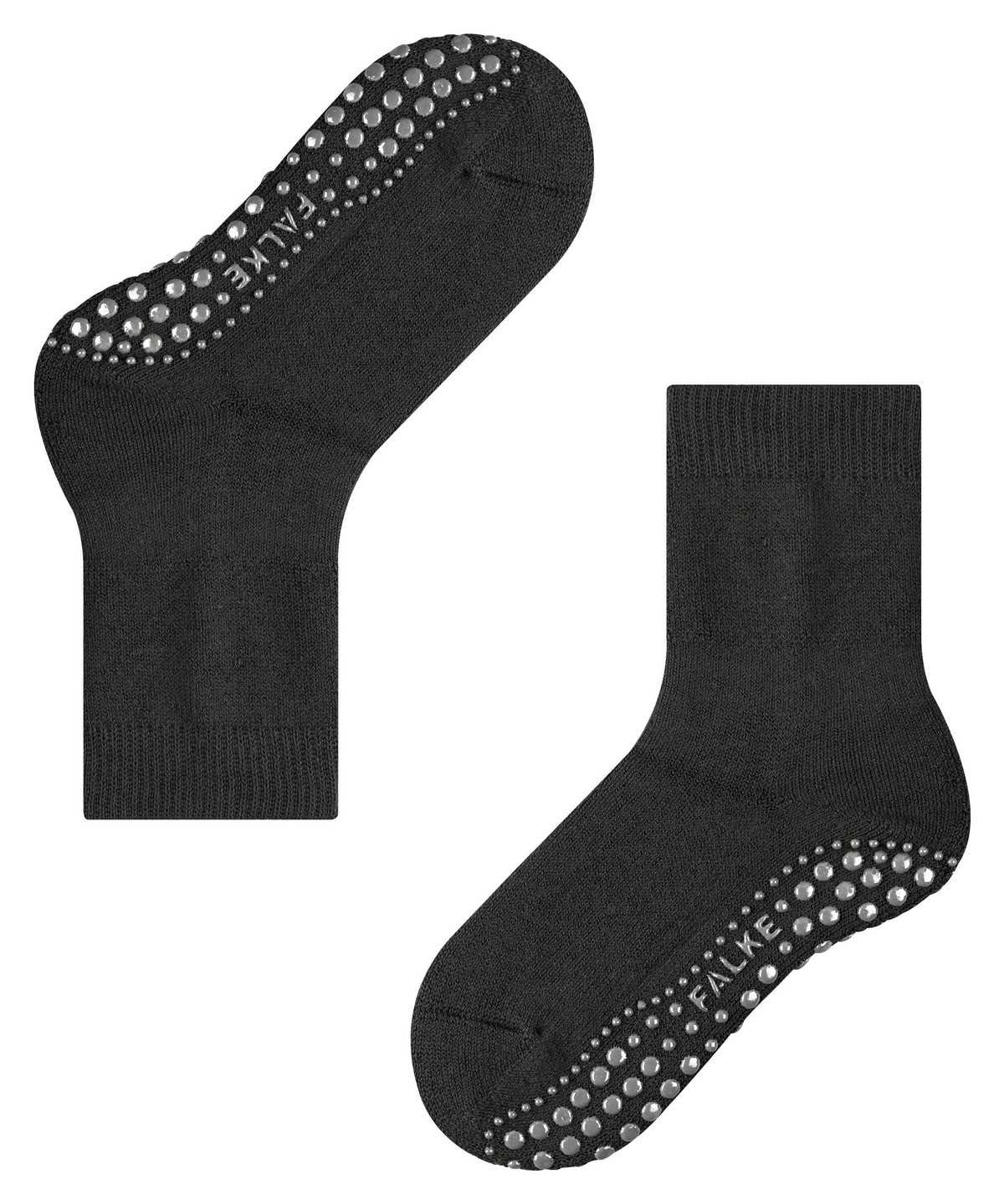 Falke Catspads House socks Socken Kinder Schwarz | 1487063-ES