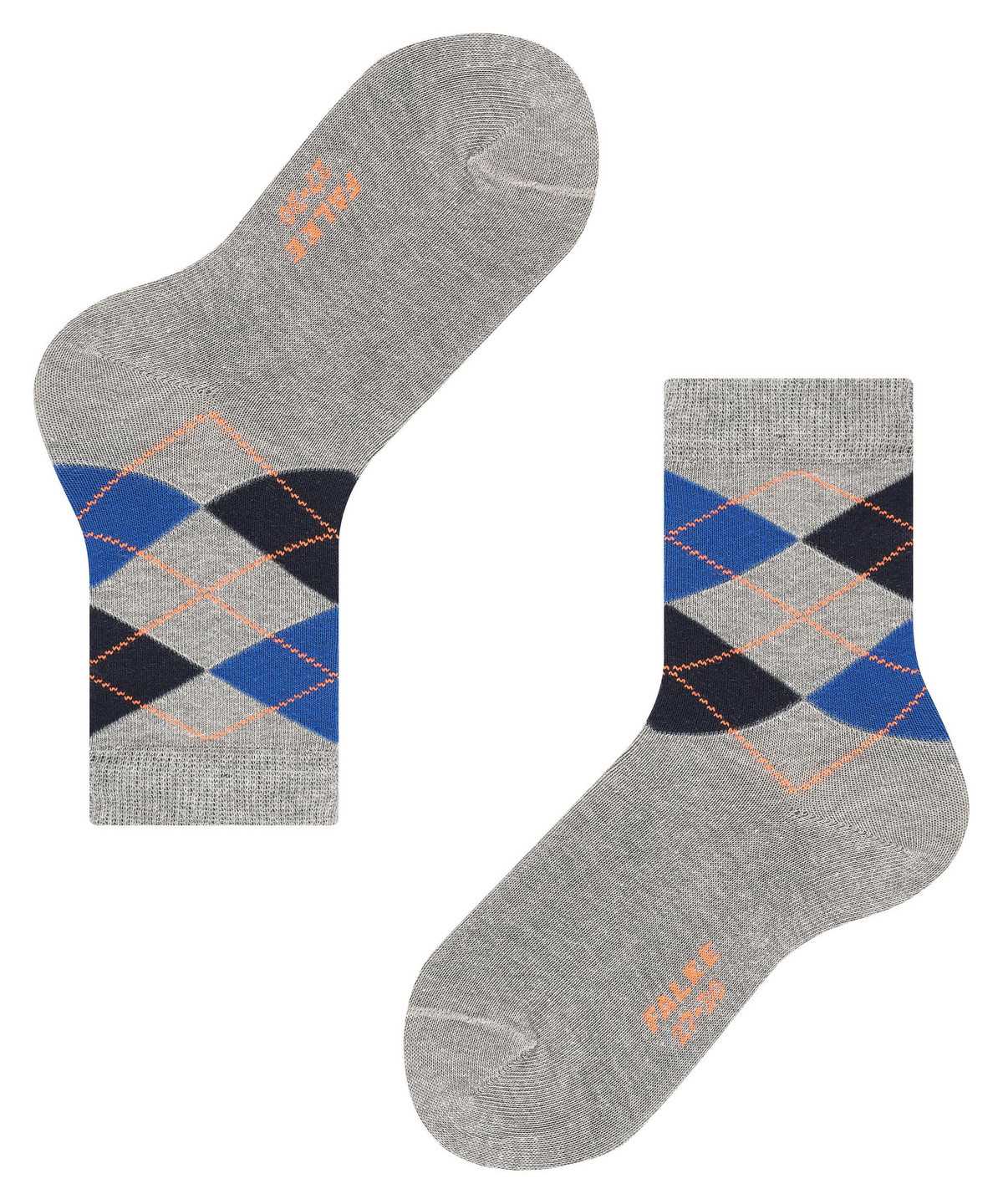 Falke Classic Argyle Socks Socken Kinder Grau | 7491250-DM