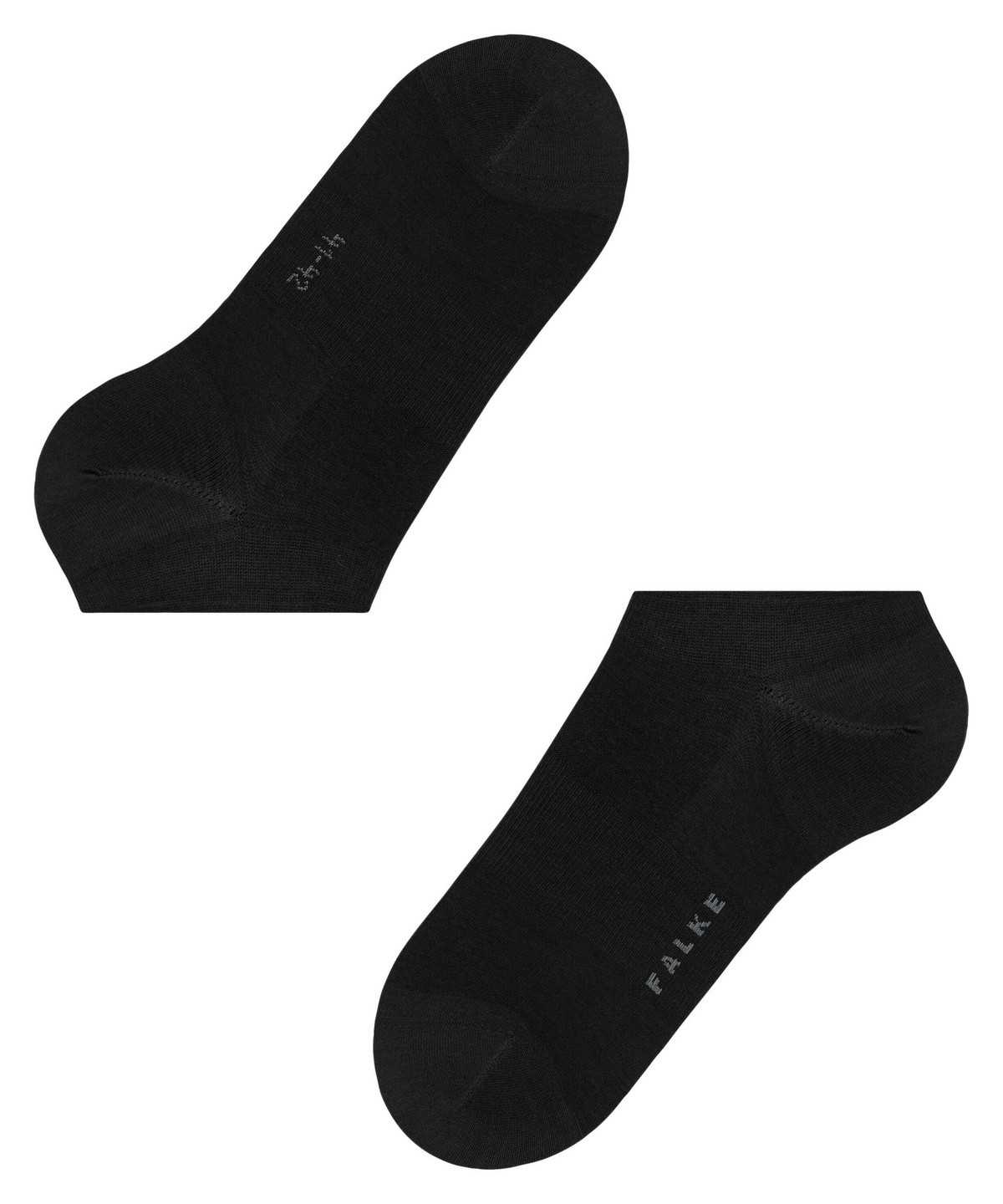 Falke ClimaWool Invisibles No Show Socks Herren Schwarz | 4893276-SP